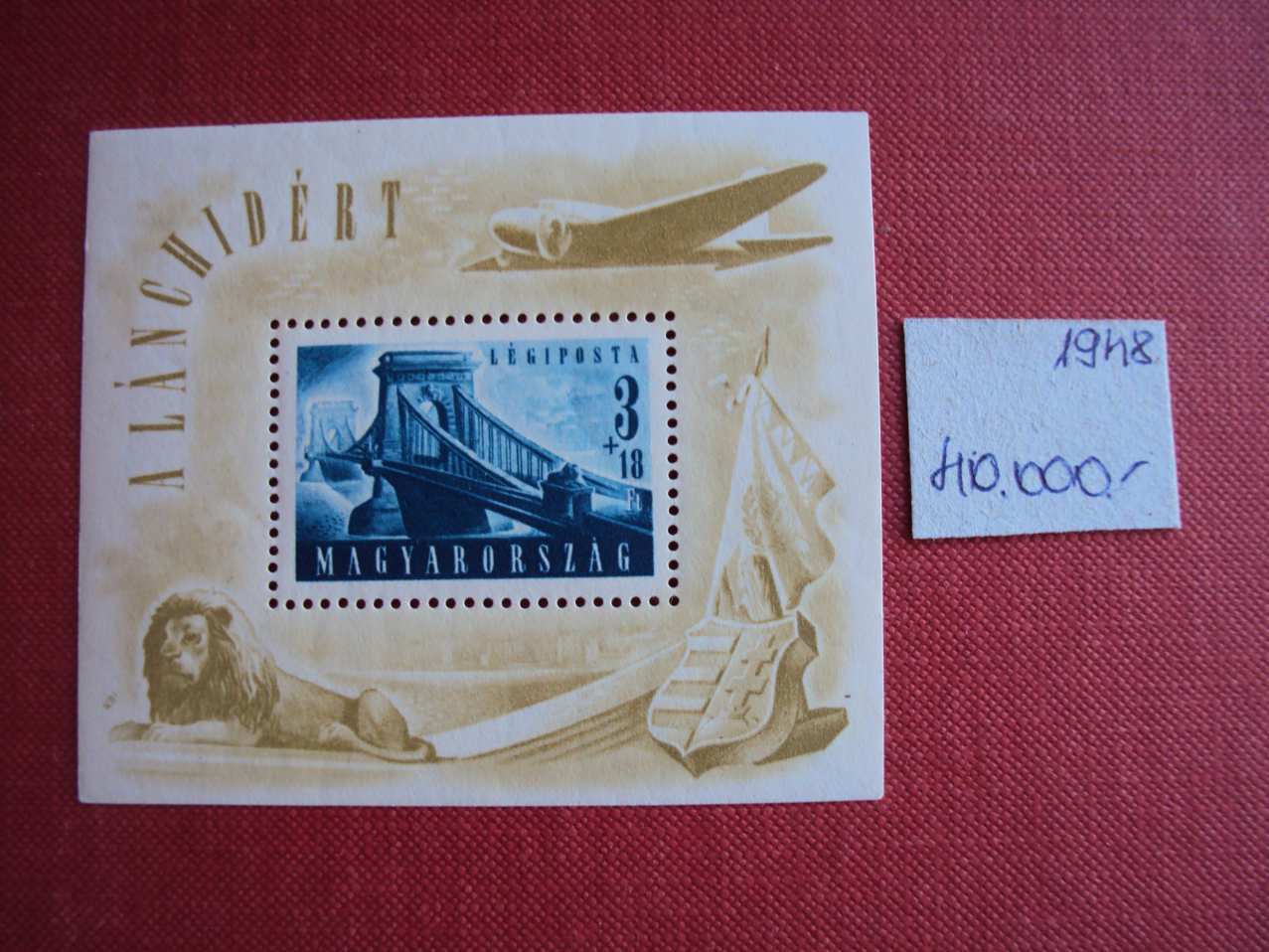1948 Lánchid II postatiszta Harmadárban eladó BAL-17