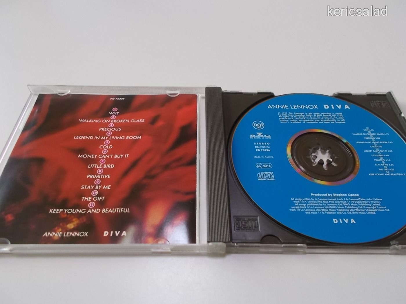Annie Lennox: Diva cd 1992