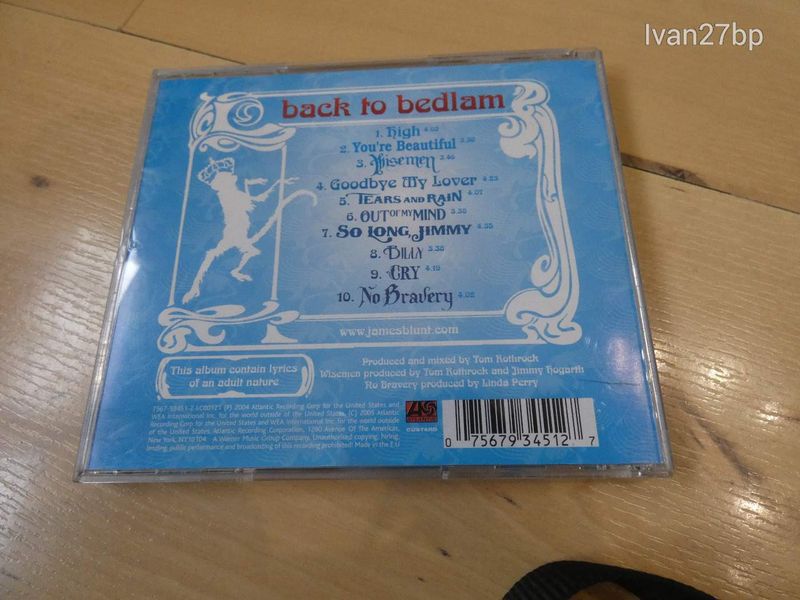 James Blunt - Back To Bedlam