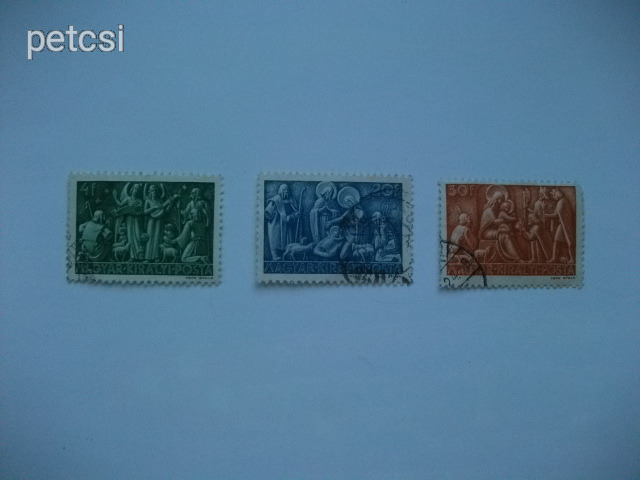 Magyar bélyeg / bélyegsor karácsony 1943 6.