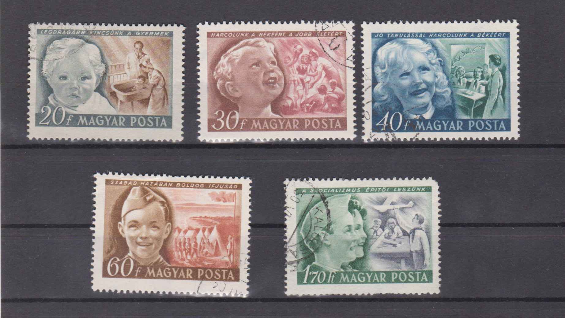 Magyarország 1950 Gyermek (I.)  sor  bélyegzett