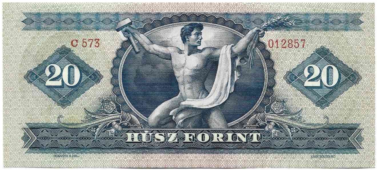 20 forint 1949 2. UNC