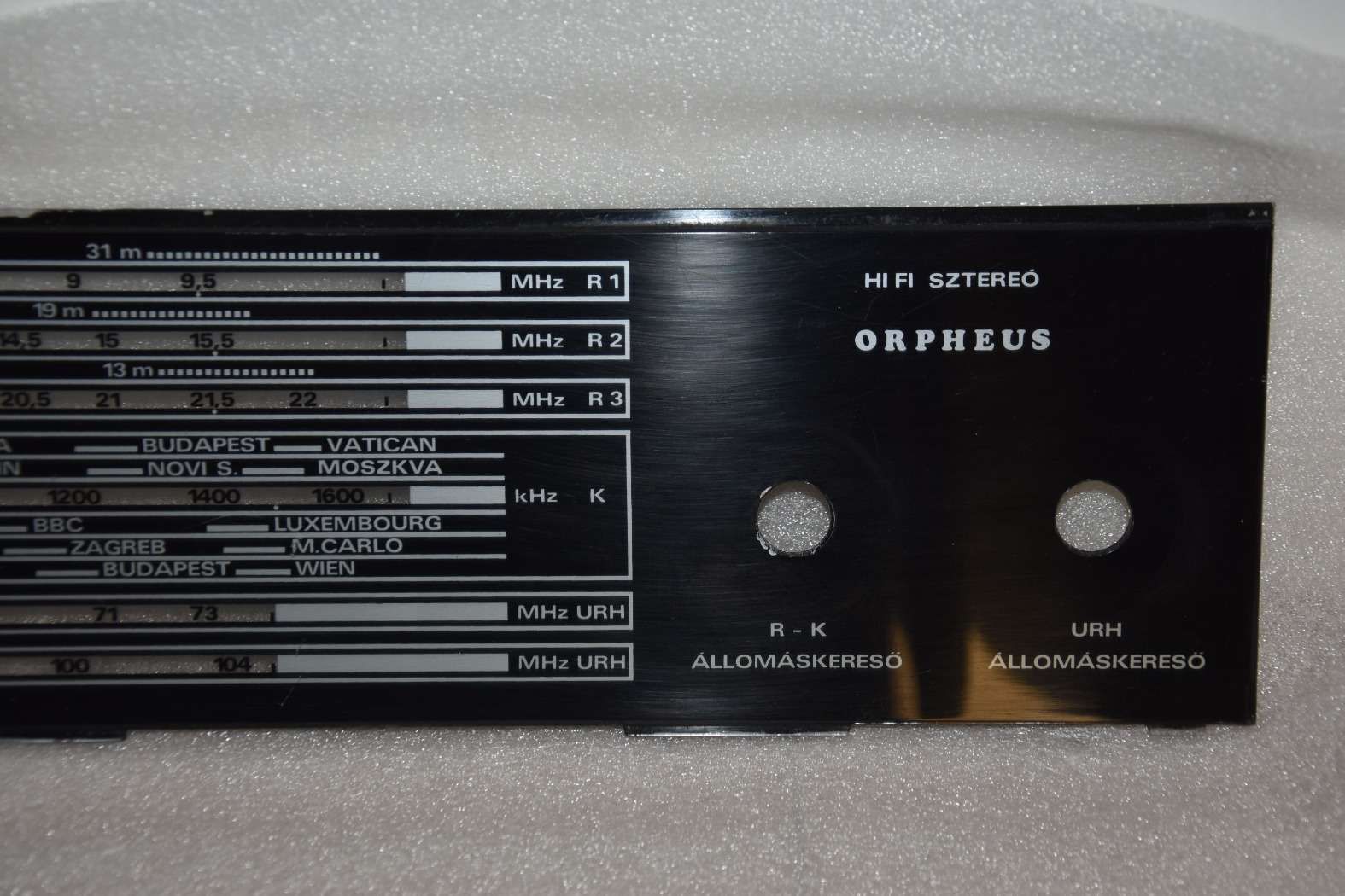 Videoton Orpheus skálaplexi