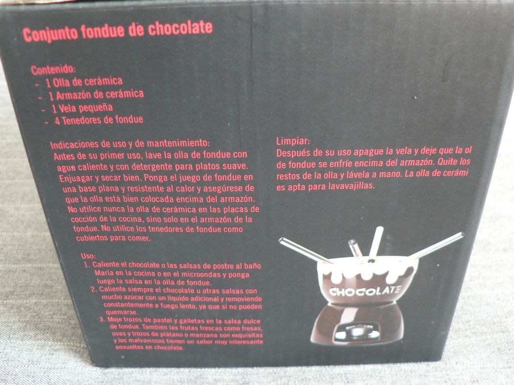 BUTLERS Bobby Brown csokoládé fondue készlet 7 részes (meghosszabbítva ...