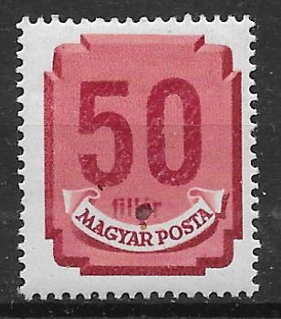 1946. Forint-fillér portó  50 f   papírhibával, postatiszta (  )