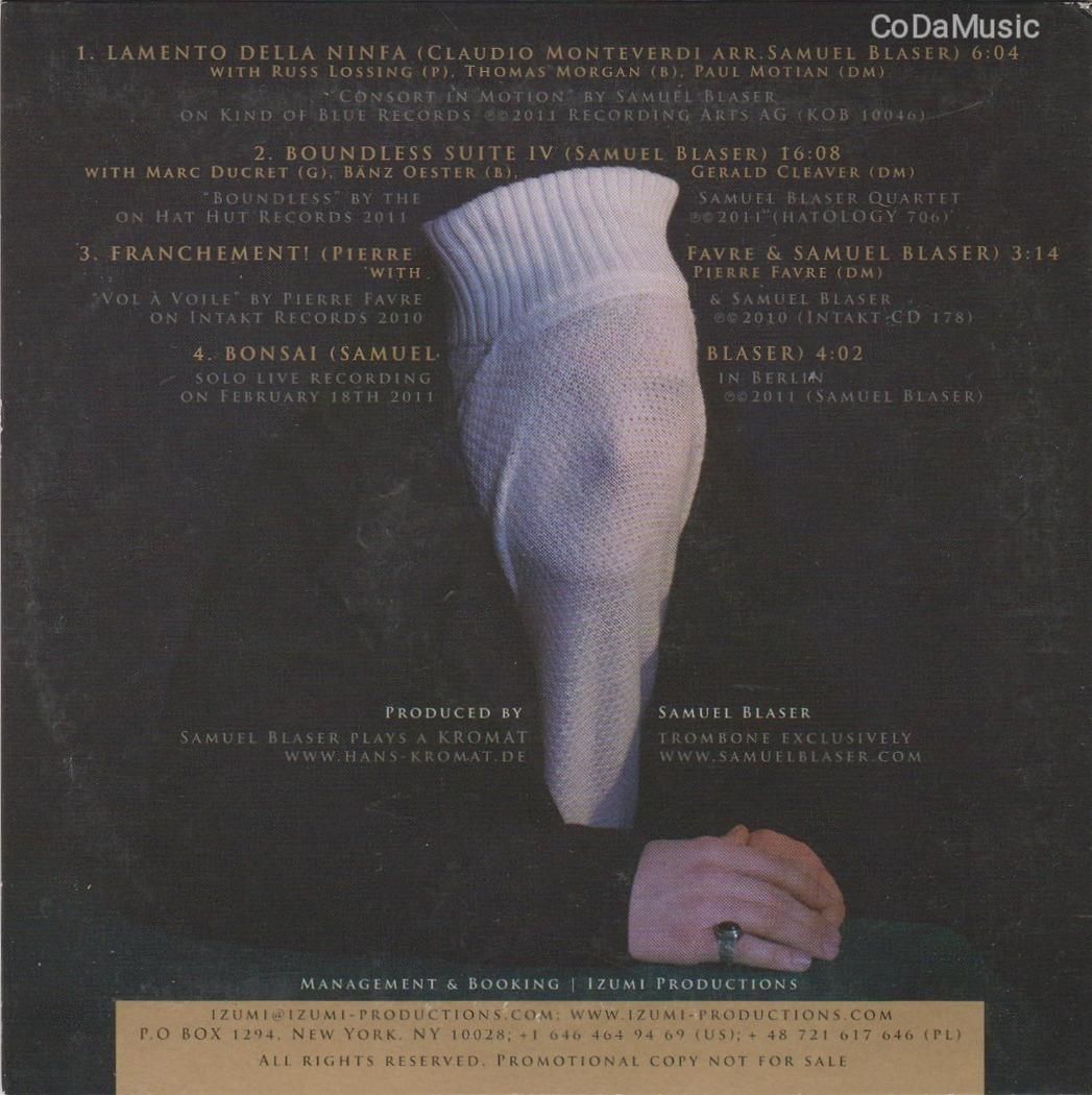 Samuel Blaser: Samvel Blaser (CD) (PROMO)