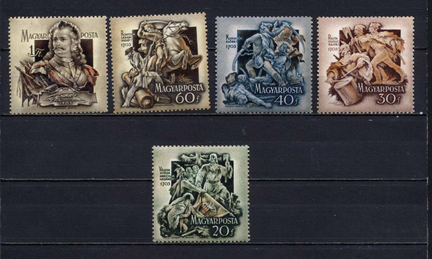 1953 Rákóczi Ferenc, postatiszta, kat. (MPIK 2025): 2500 Ft