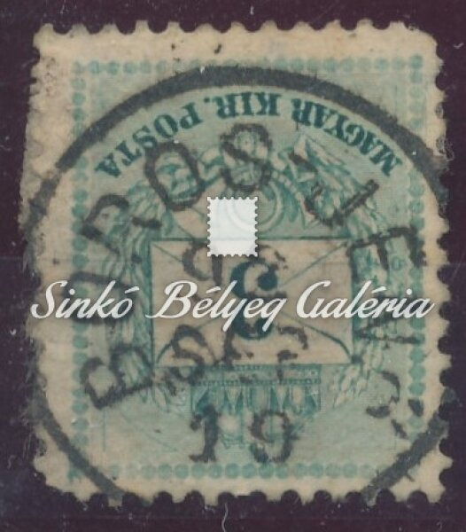1881. Szinesszamu krajcaros 3kr Boros-Jeno