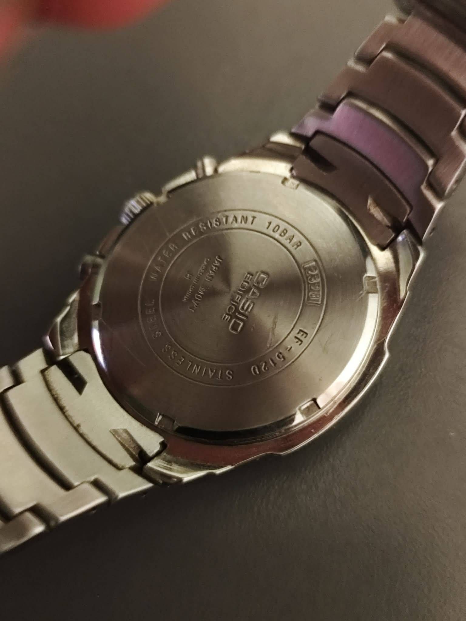 Casio Ef-512D férfi nemesacél karóra