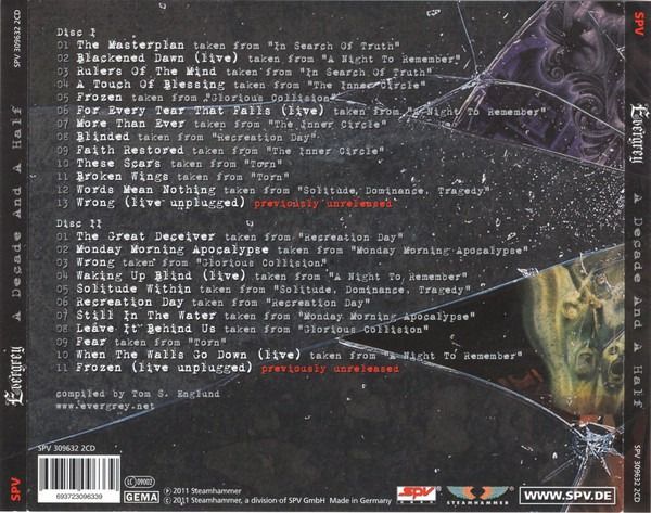 Evergrey - A Decade And A Half 2xCD