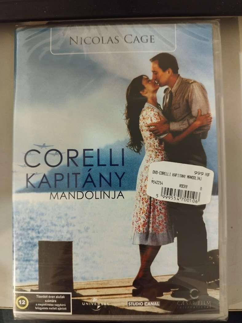 CORELLI KAPITÁNY MANDOLINJA                         (2001)  DVD  (BONTATLAN)