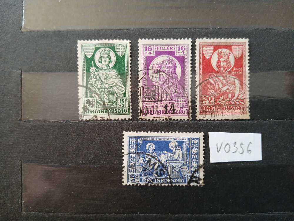 V0356 Magyar bélyeg 1930 497-500 bélyegzett kat.ár 1700 HUF