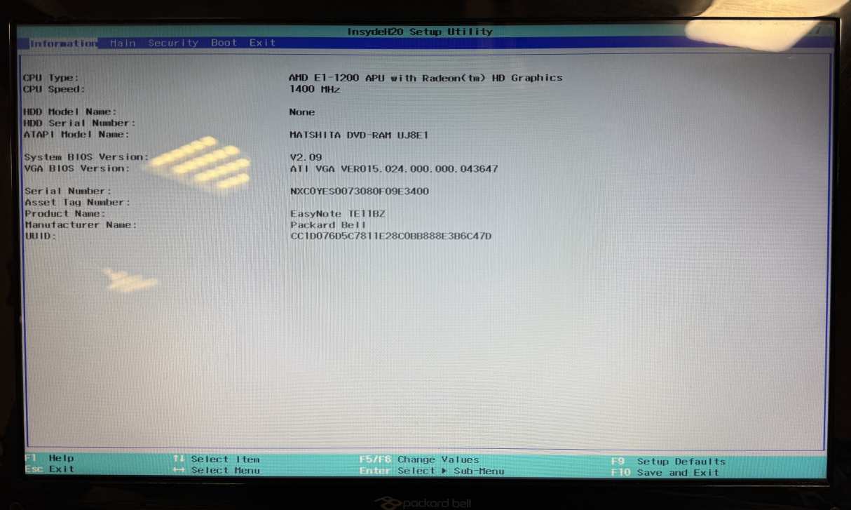 Packard Bell EasyNote TE DualCore Laptop