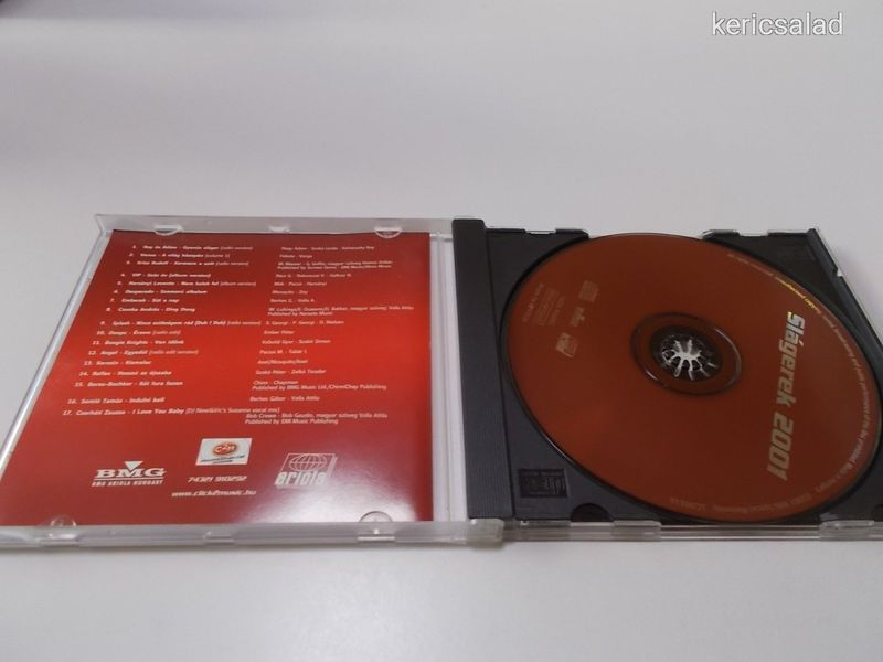Slágerek 2001. cd 2001