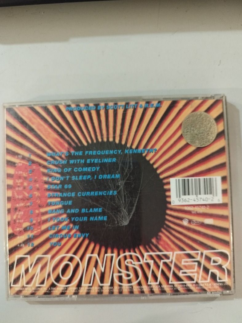 R.E.M.: MONSTER                   (1994)  CD
