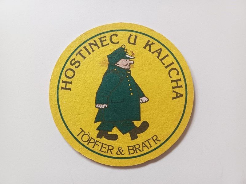 Prága söralátét Svejk Hostinec u Kalicha (Fogadó a Kehelyhez)