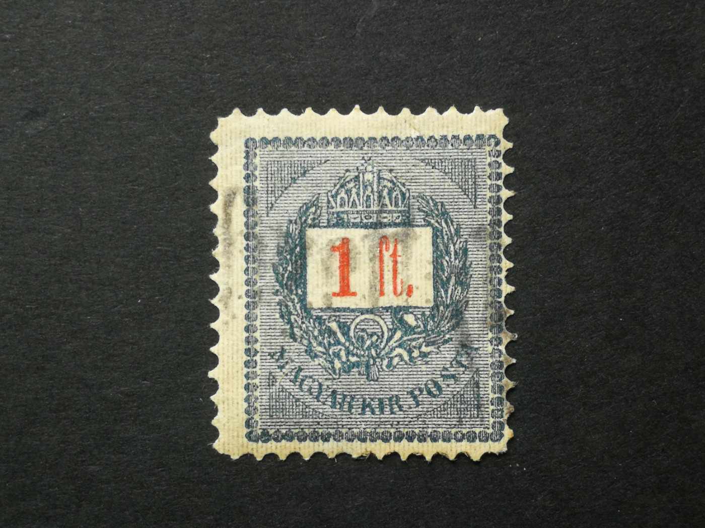 Magyarország 1888 Feketeszámú 1 Ft. D