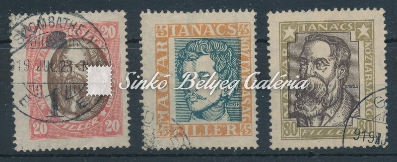 1919. Magyar Tanácsköztársasági Arcképek - Tévnyomat
