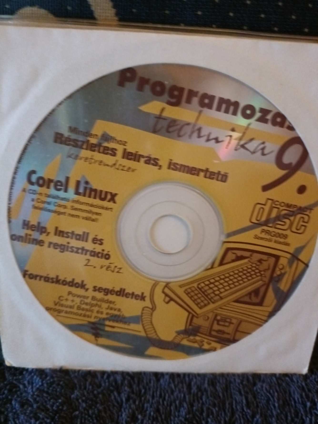 Programozás technika 9 corel linux stb