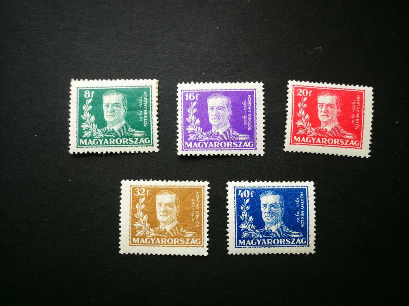 Magyarország 1930 Kormányzói 10 éves évforduló E2
