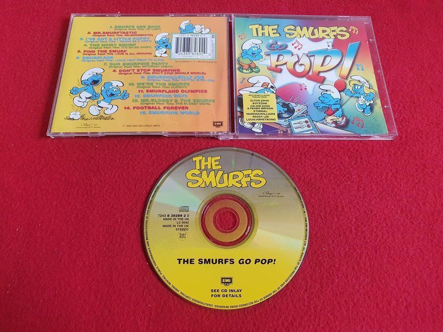 The Smurfs Go Pop audio CD