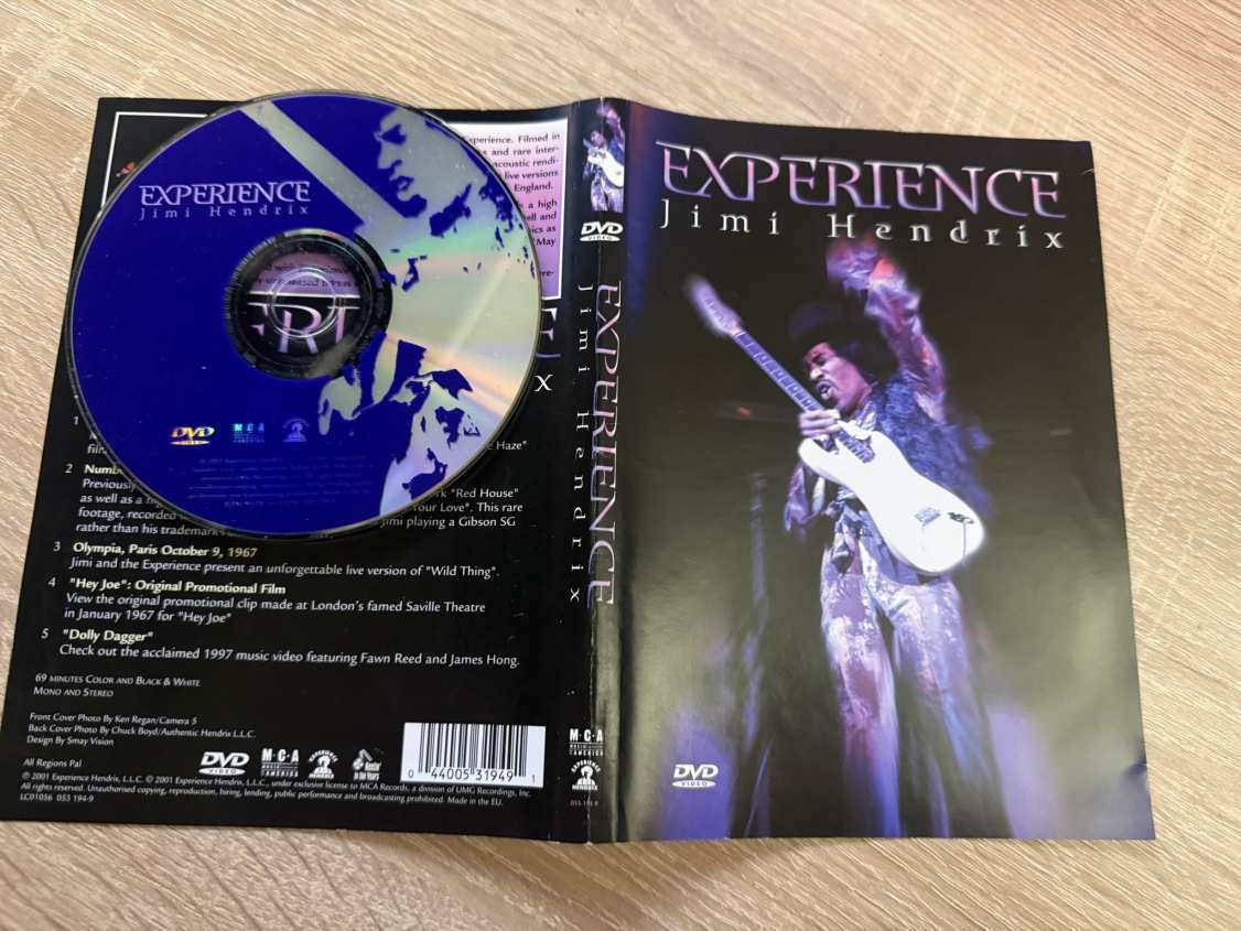 Experience Jimi Hendrix  DVD (eredeti kiadás)