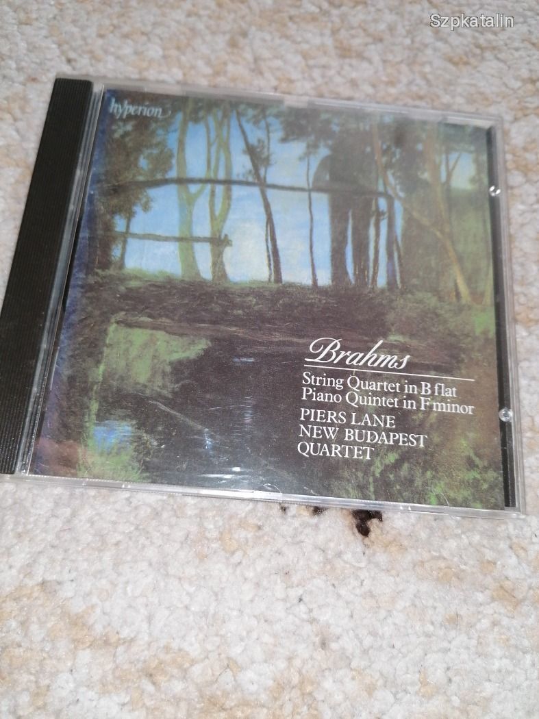 CD - Brahms - String Quartet in B flat (New Budapest Quartet)