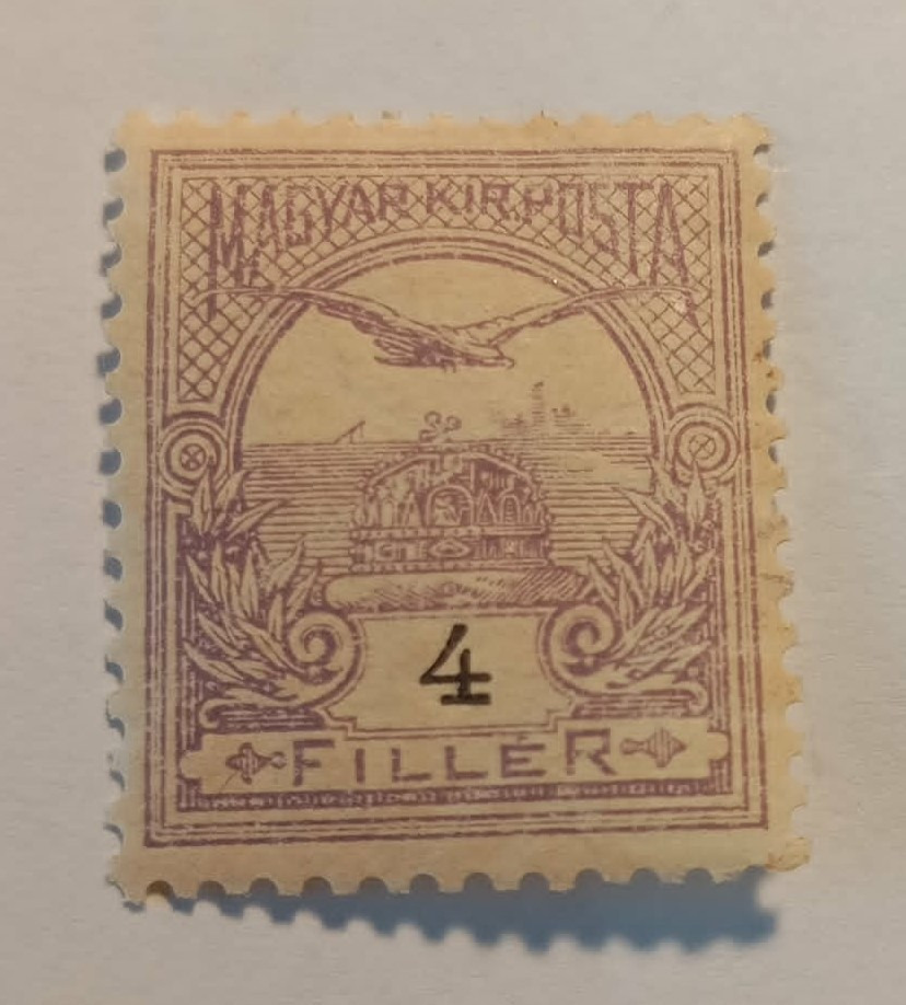 Magyarország 1900 Turul 4 F * falcos D