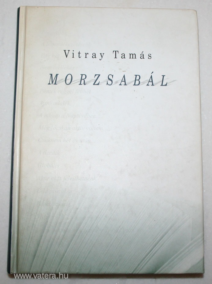Vitray Tamás: Morzsabál, v3377
