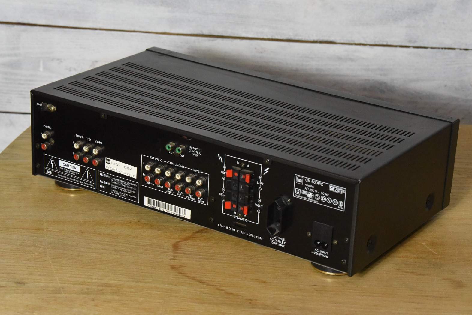 DUAL  CV 600 RC
