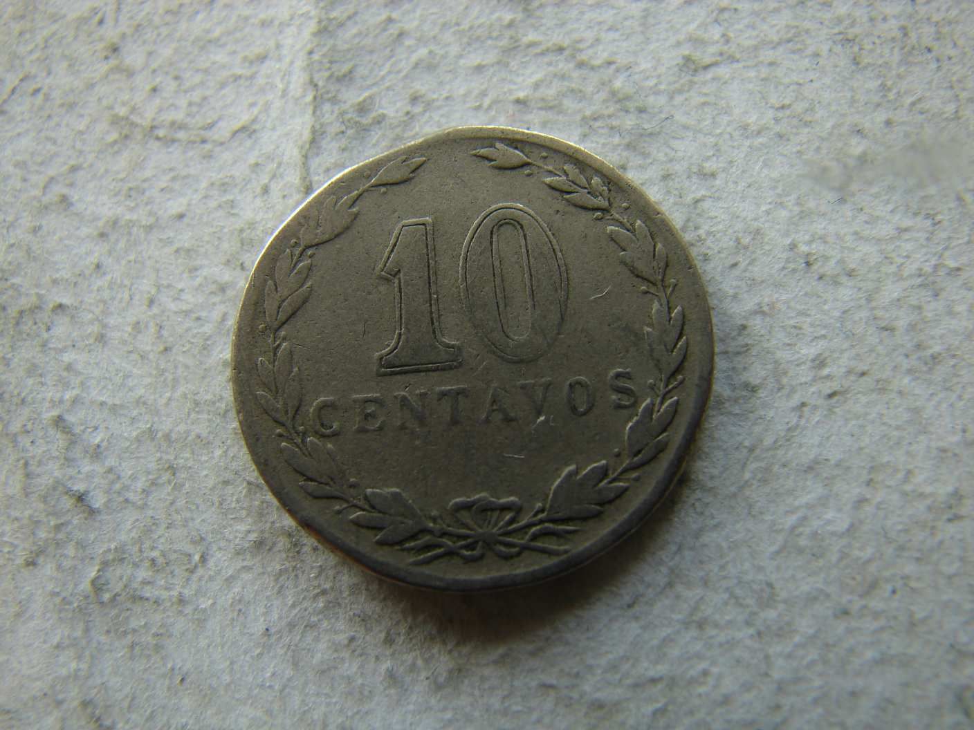 ARGENTIN 10 CENTAVOS, 1928. 1 DB.