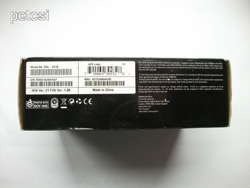 D-link DSL-321B ADSL2+ modem ÚJ! Q.