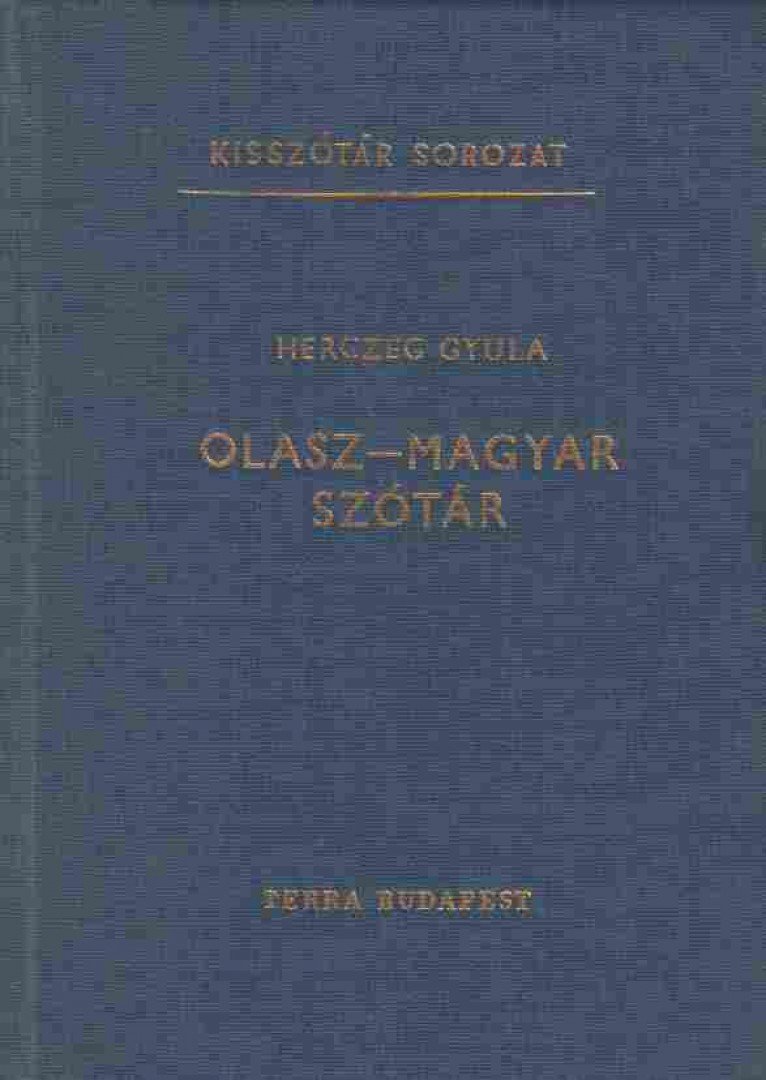 Olasz-magyar szótár