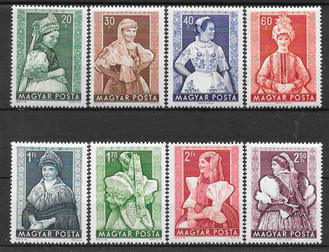 1953. Népviseletek  sor (  6 000 )