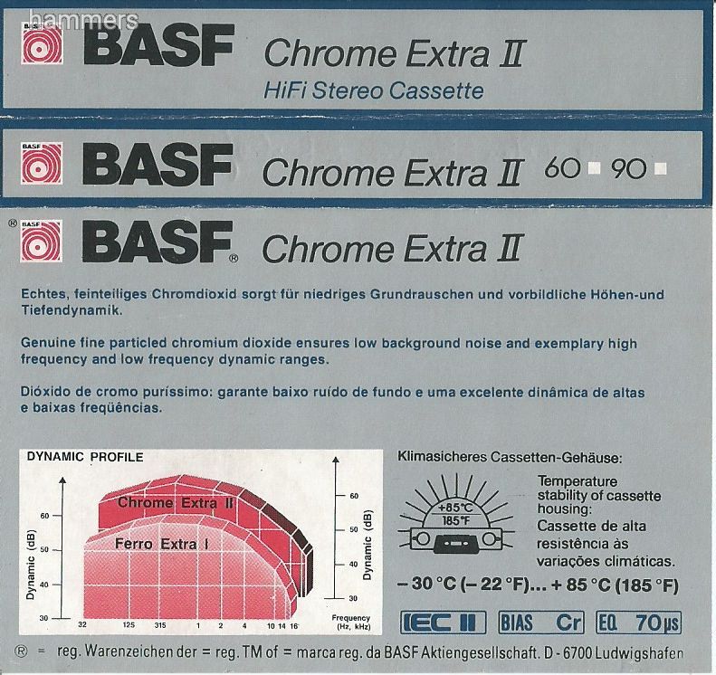 BASF Chrome Extra II. 60'  (Magnókazetta)