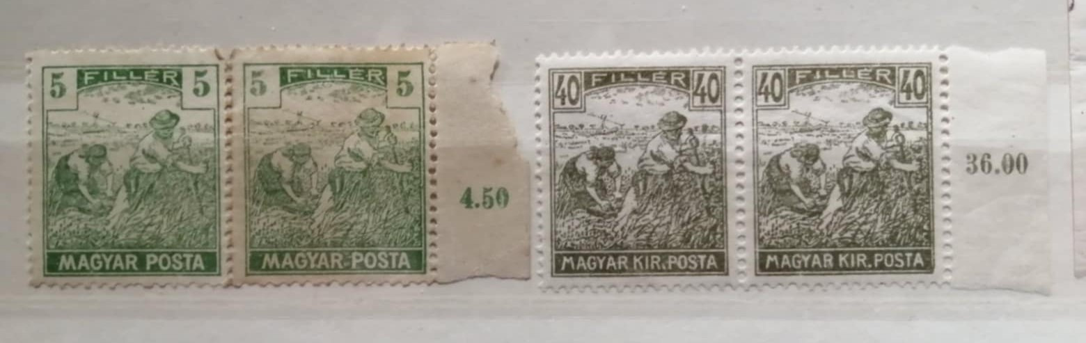 Magyarország Arató 1916 2 db pár
