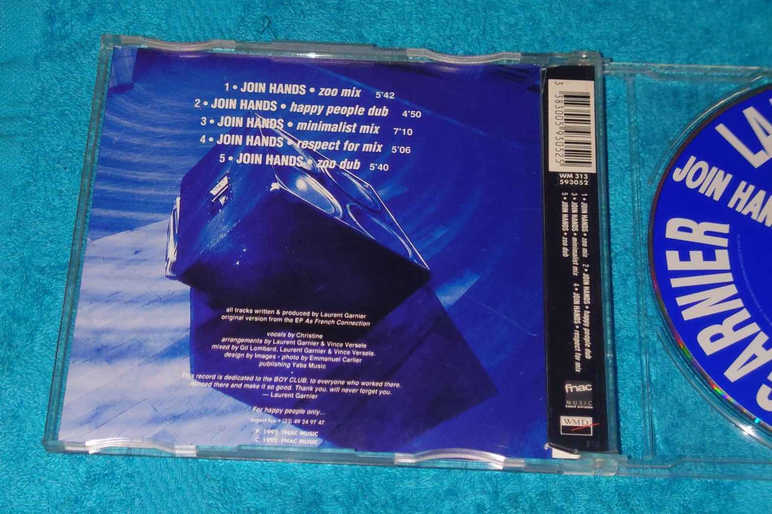 Laurent Garnier &ndash; Join Hands Remixes maxi CD /