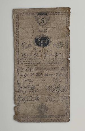 5 GULDEN  --  1800