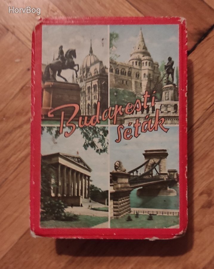 Budapesti Séták retró kártyajáték