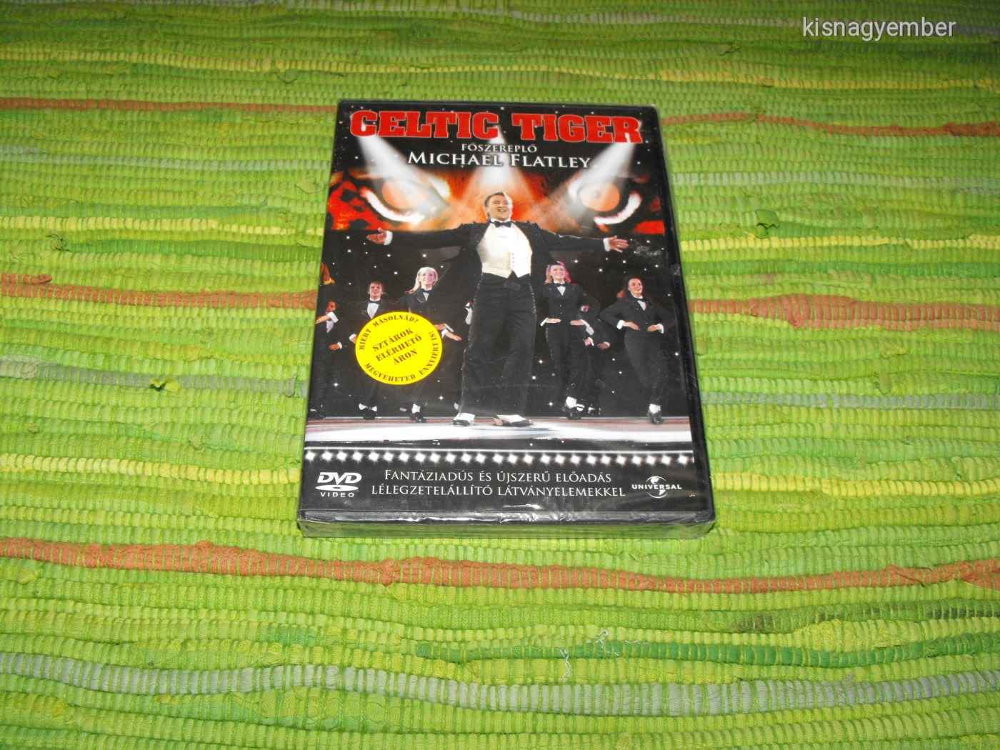 Celtic Tiger Michael Flatley  dvd Fóliázott bontatlan.