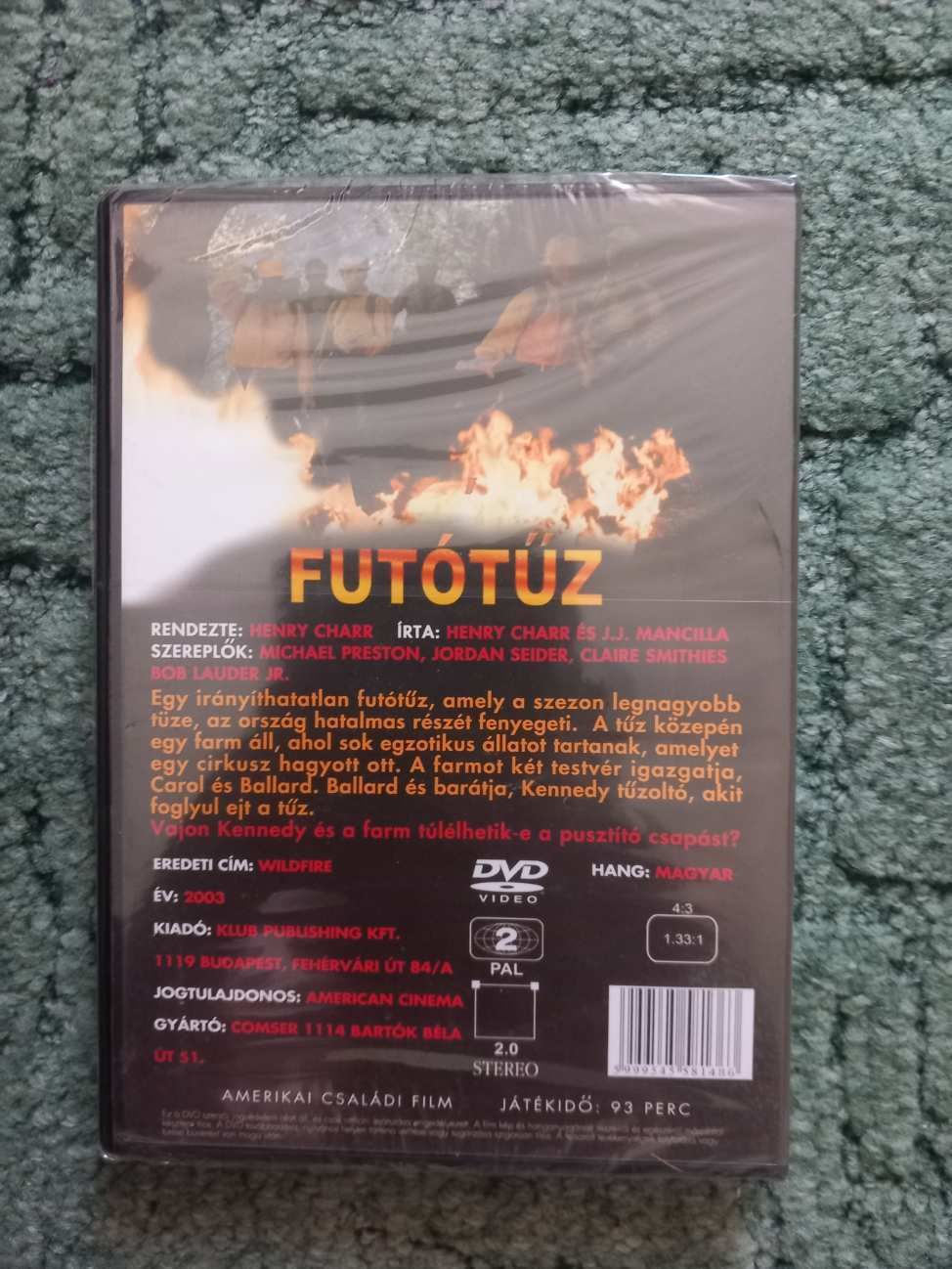 Futótűz DVD