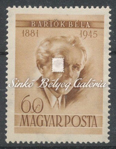 1955. Bartók Béla (I.) . tévnyomat