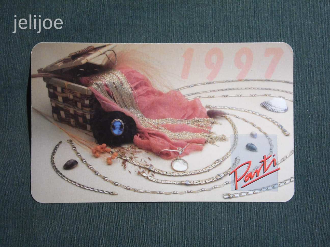 Kártyanaptár,Parti ékszerüzlet,1997  (4)