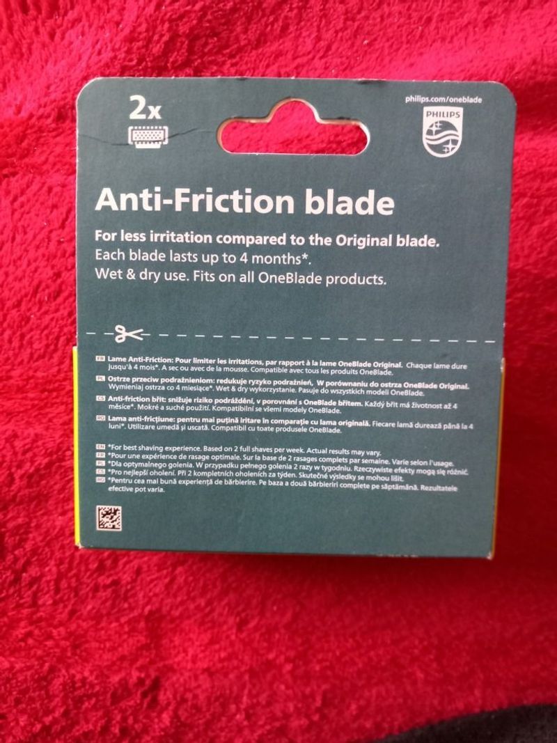 Philips OneBlade borotvabetét 2db