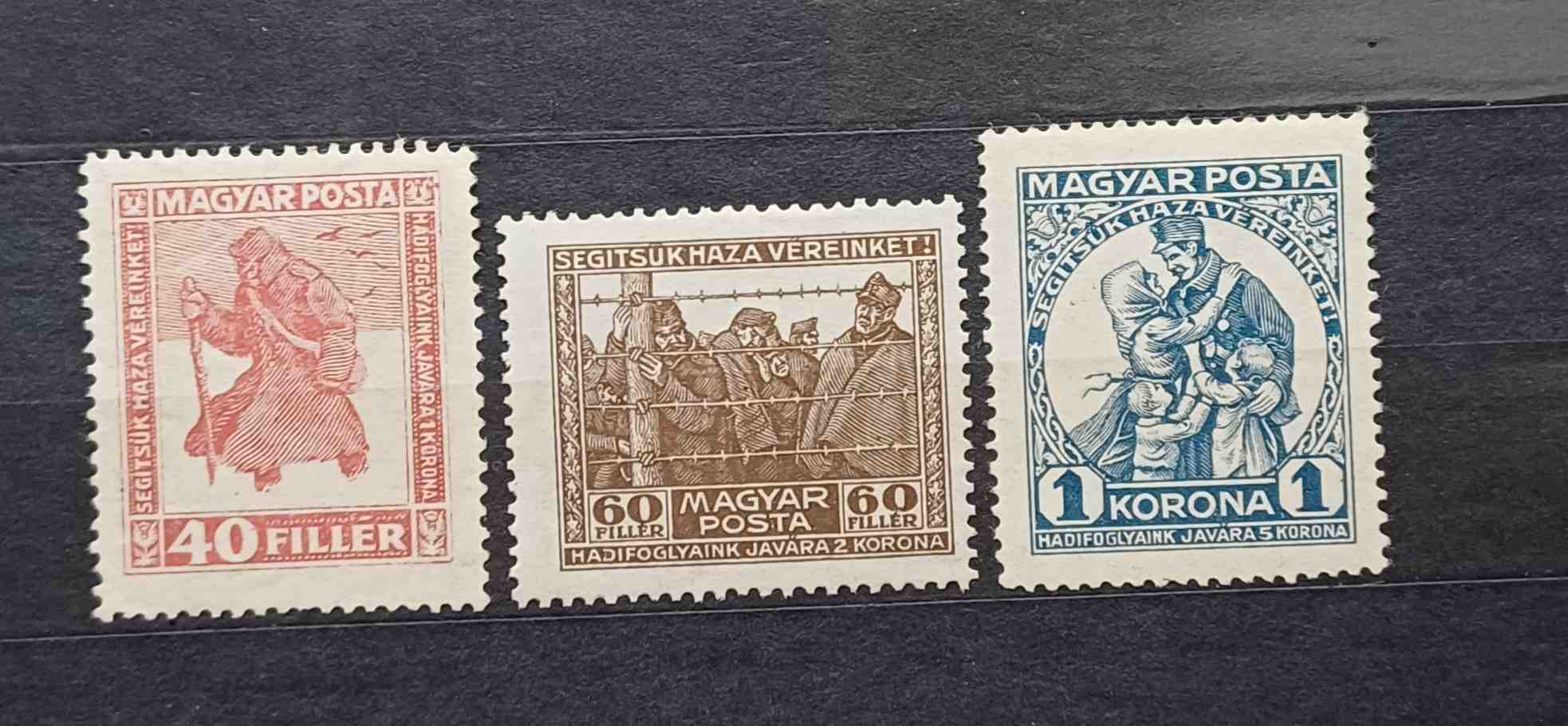 1920. Hadifogoly bélyegsor xx, álló vj