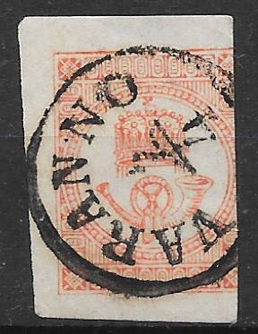 1871. Hírlapbélyeg könyvnyomat VARANNO bélyegzéssel