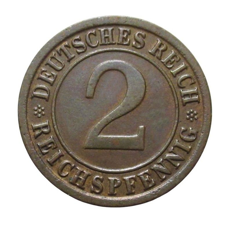 Németország, 2 reichspfennig 1936 F EF+