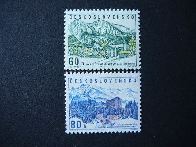 Csehszlovák postatiszta bélyegsor