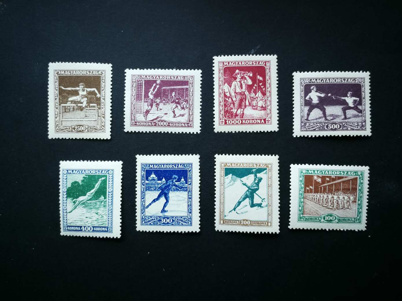 Magyarország 1925 Sport I. * falcos kat. ár 10000 Ft H