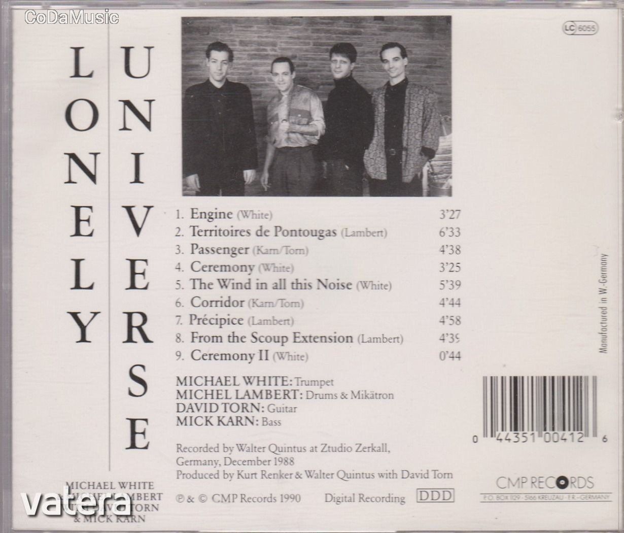 Lonely Universe (1990) (CD)